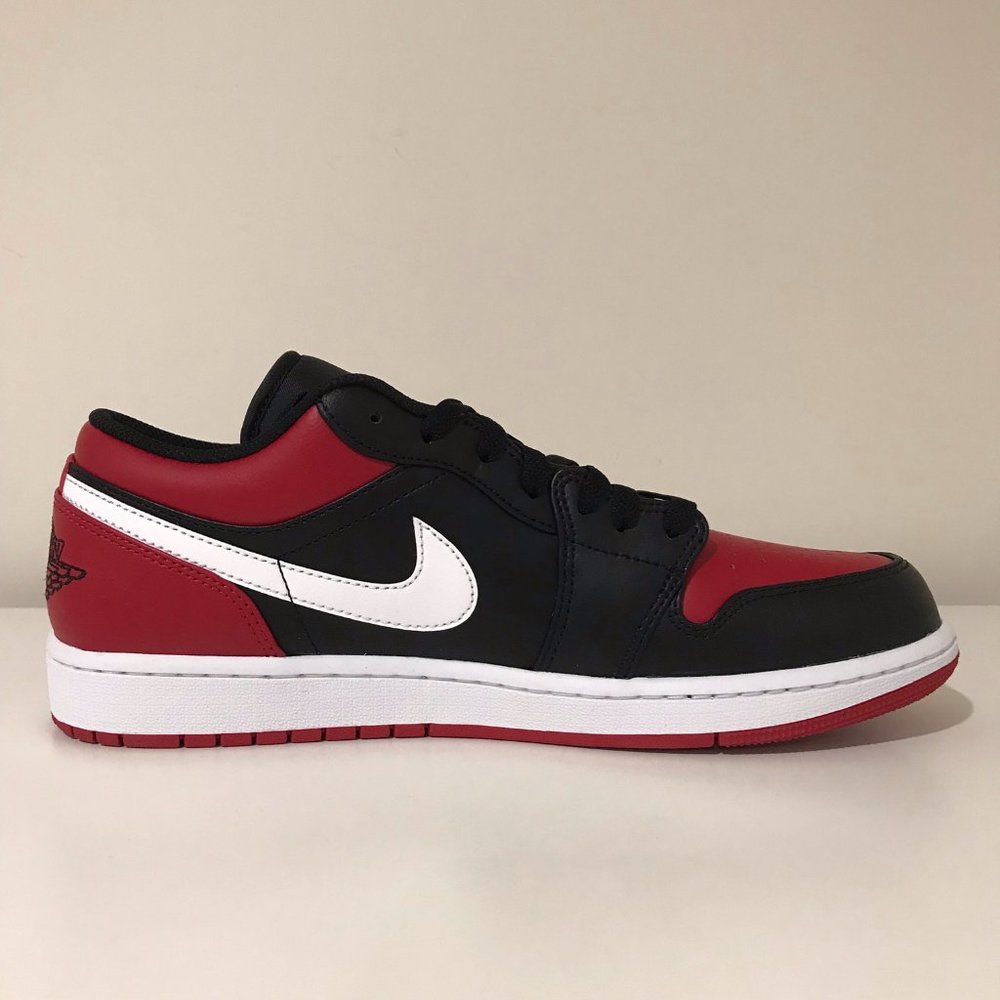 Nike Air Jordan 1 Low Alternate Bred Toe 553558-066 Size 10.5 Mens - Picture 9 of 16